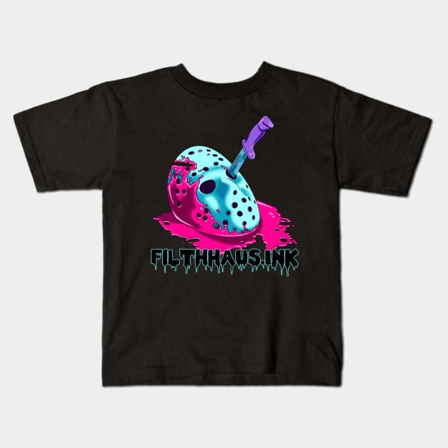 Jason Voorhees but make it pastel Kids T-Shirt by filthhaus